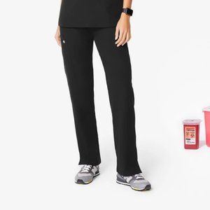Figs Black Kade Cargo Scrub Pants in Medium Tall